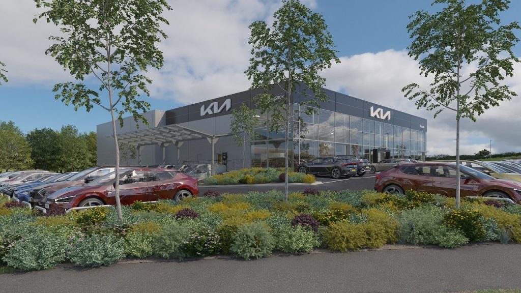 Wessex Garages Kia Bristol – New Flagship Dealership EV Infrastructure Project