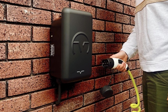 VCHRGD AC charger in use